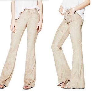 GUESS / Faux Suede Flare Jeans - NWOT